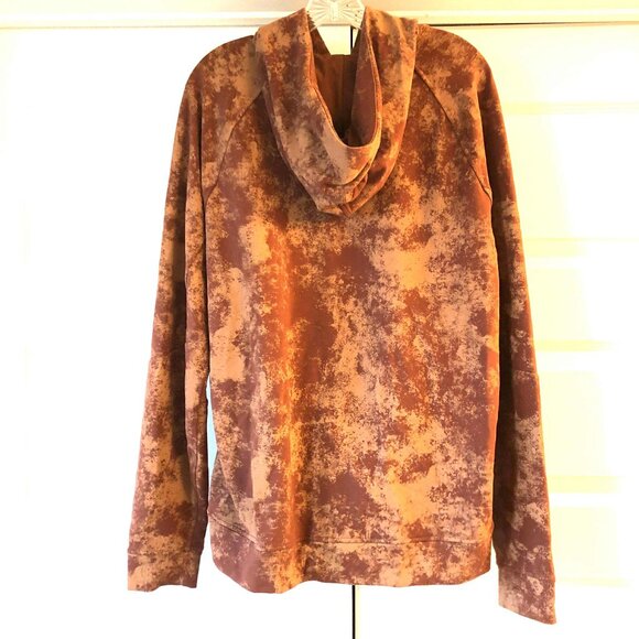 LULULEMON City Sweat Pullover Hoodie French Terry Tie-dye Terracotta L - Picture 5 of 6